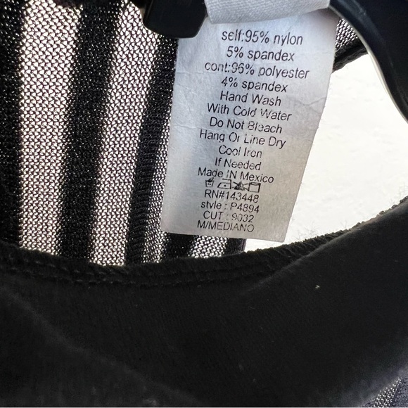 SOLD/Sexy Black Mesh Fashion Jumpsuit - Picture 15 of 15